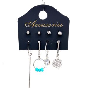 Dörtlü Spor Küpe 0200-117