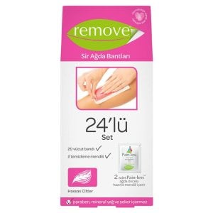Remove Sir Ağda Bantları Hassas Ciltler 24lü Set