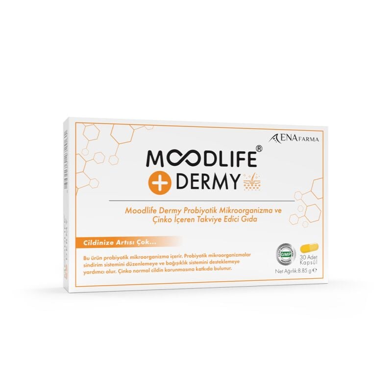 MOODLIFE DERMY PROBIYOTIK CINKO 30 KAPSUL