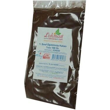 Lokmanavm 1. Sınıf Öğütülmüş Kakao Tozu 100 gr