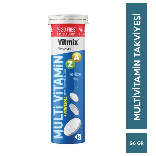 Vitmix Multi Vitamin 24 Efervesan Tablet 96 gr