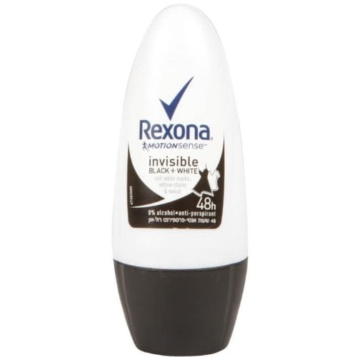 Rexona Invisible Black White Women Roll-On Deodorant 50 ml