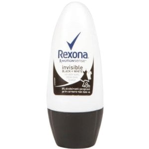 Rexona Invisible Black White Women Roll-On Deodorant 50 ml