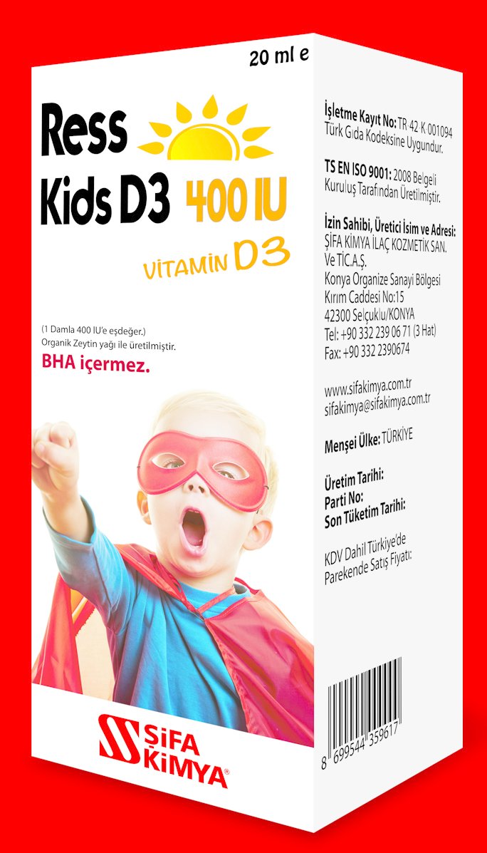 RESS KIDS D3  DAMLA 20 ML