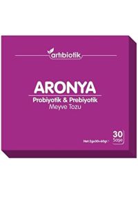 Doğadan Bizim Artıbiotik Aronya Probiyotik Prebiyotik Meyve Tozu 30 Saşe