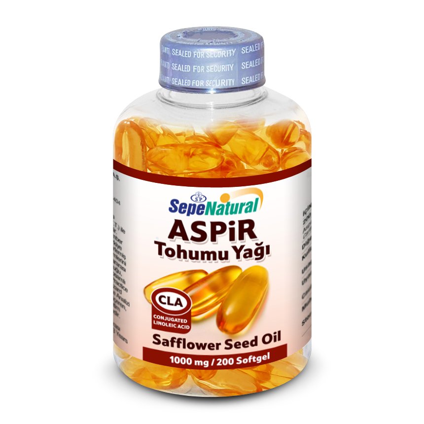 SPN Aspir Tohumu Yağı 200 Softgel x 1000 mg | CLA 4 Adet Fiyatı