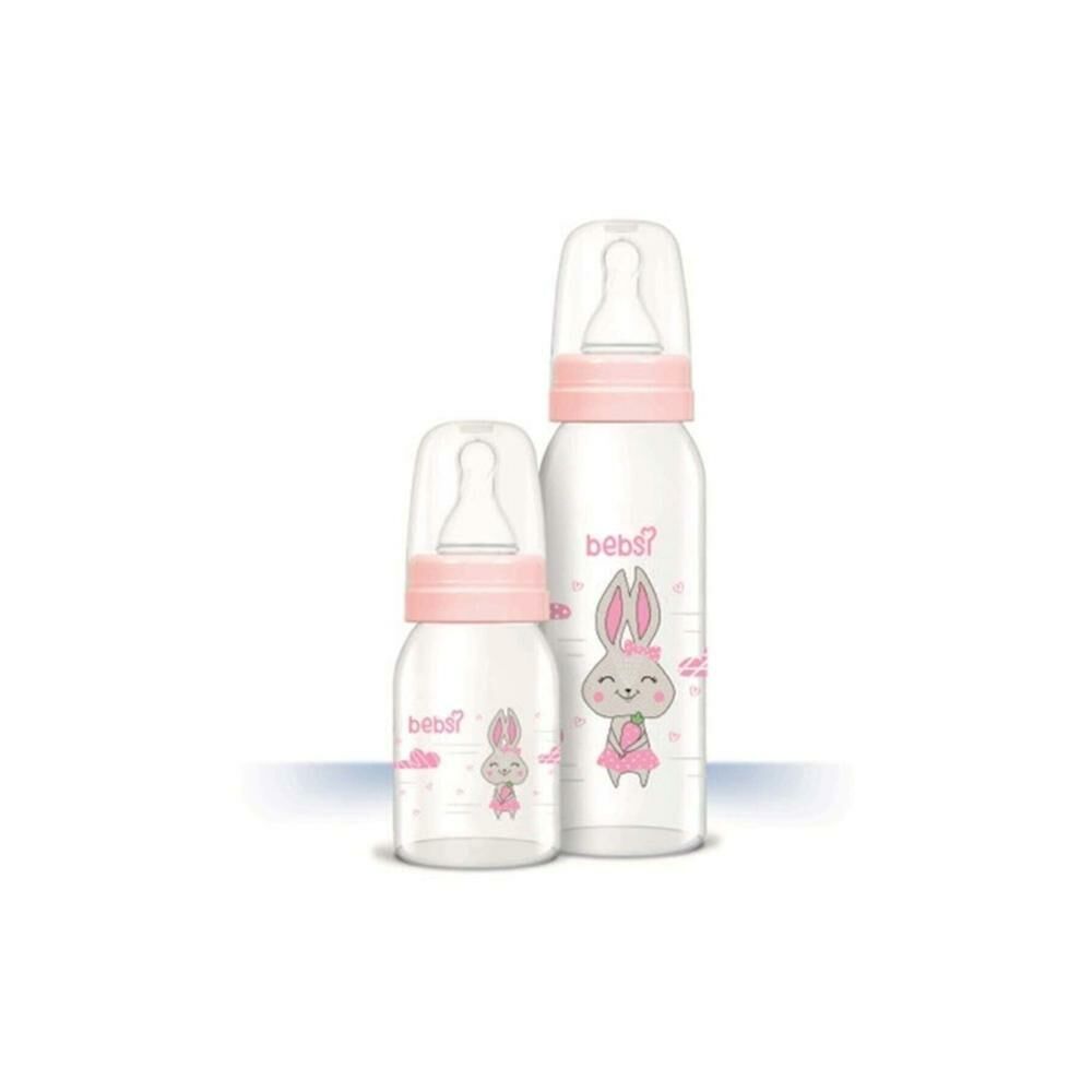 Bebsi Cam Biberon 125 ml - Karma Renk