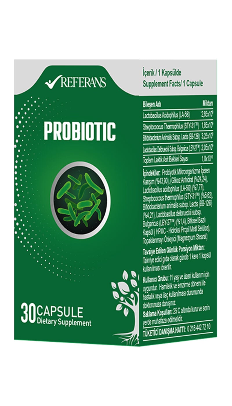 REFERANS NUTRA PROBIYOTIK 30 KAPSUL