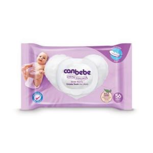 Canbebe Kremsi Dokunuş Islak Havlu 56'lı