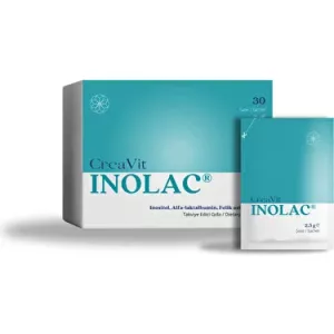 Creavit Inolac Miyo-Inositol Alfa-Laktalbümin Folik Asit ve Krom 30 Saşe