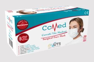 Maske   Meltblown Ccmed 50Lı Teklı Poset