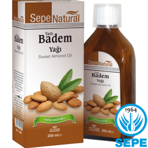 Tatlı Badem Yağı 250 ml %100 Saf Soğuk Sıkım Badem Yağı