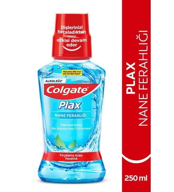 Colgate Plax Alkolsüz Gargara Nane Ferahlığı 250 ml