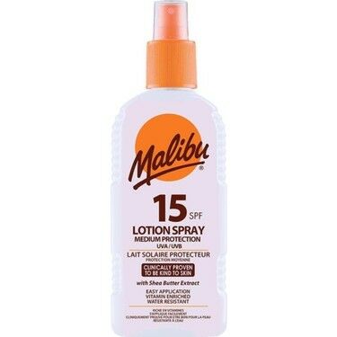 Malibu Güneş Koruyucu Sprey Losyon SPF15 200 ml