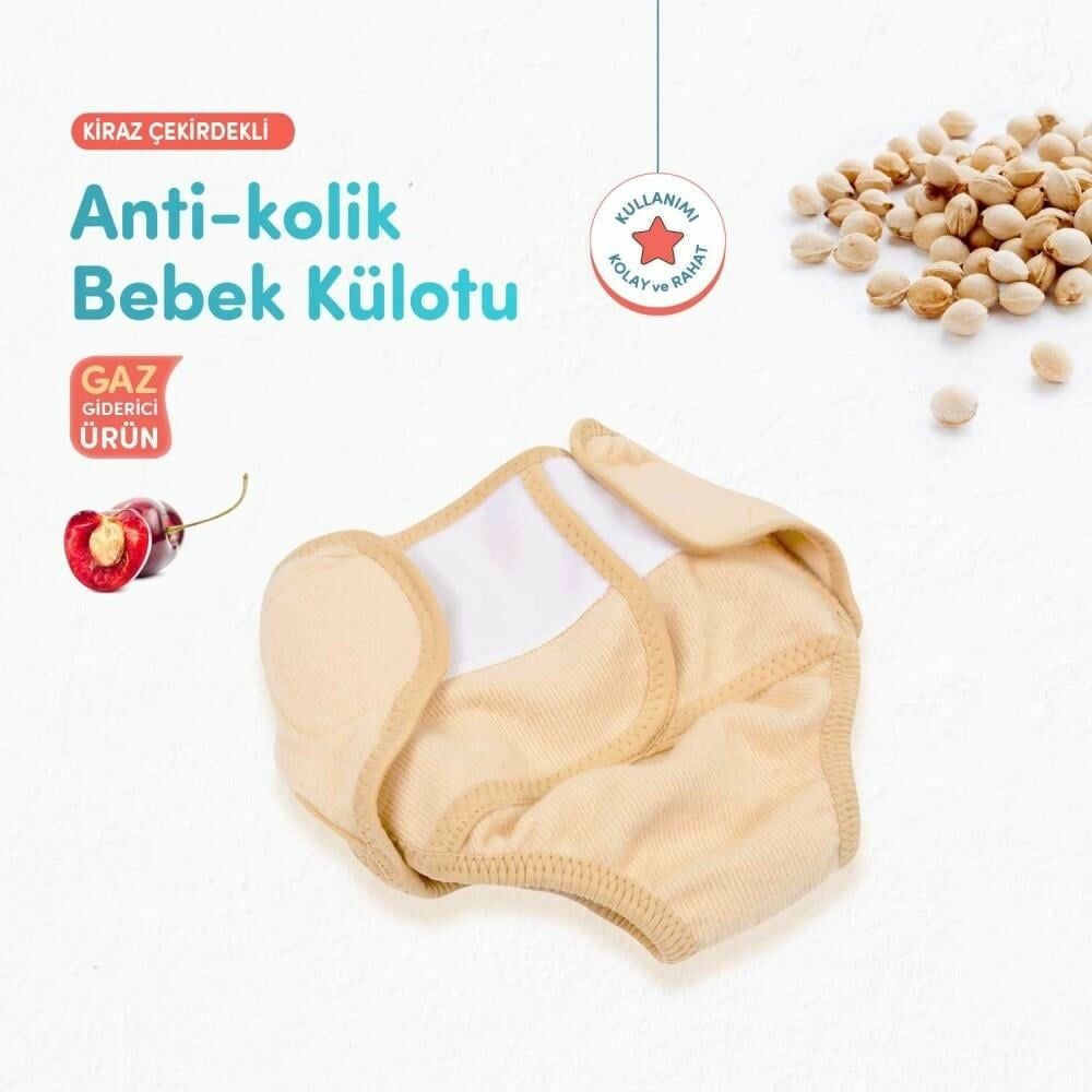 Sevi Bebe Antikolik Bebek Külotu 684-5 - Ekru