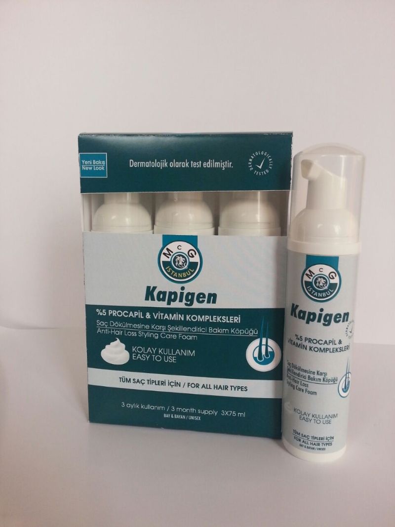 MCG KAPIGEN SAC DOKULMESINE KARS SEKILLENDR BAKIM KOP 3*75ML