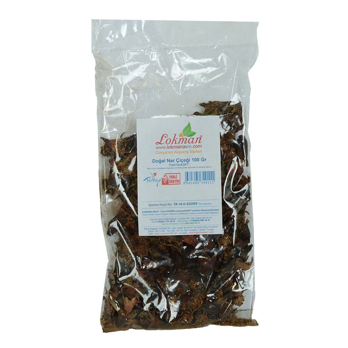 Lokmanavm Nar Çiçeği 100 gr