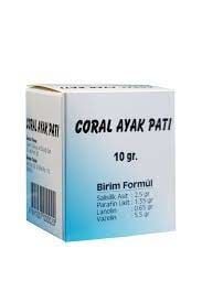 Coral Ayak Patı 10 gr