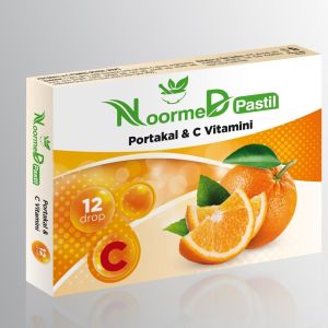Noormed Portakal & C Vitamini 12 Pastil