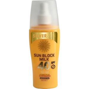 Silversun Sun Block Milk SPF40 UVA+UVB Vitamin E Plus 200 ml
