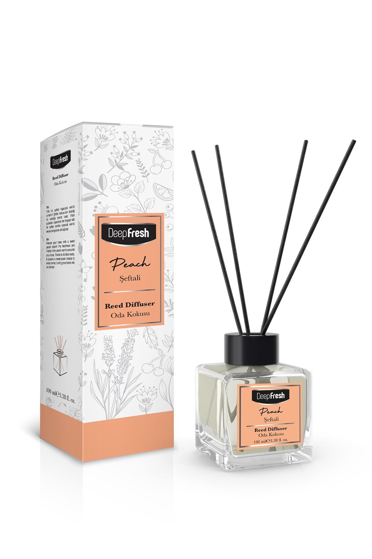 DeepFresh Çubuklu Oda Kokusu Şeftali 100 ml