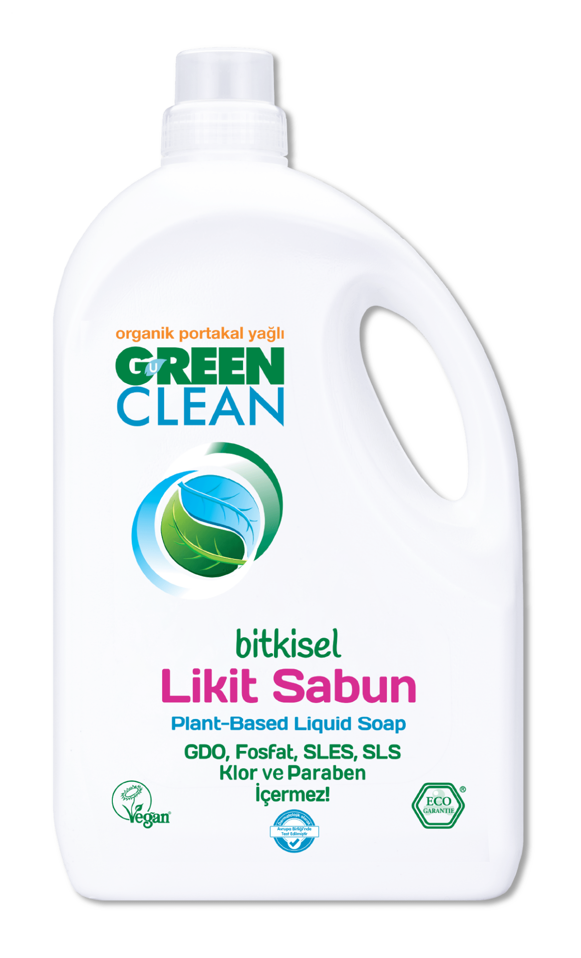 U Green Clean Organik Likit Sabun 2750 ml