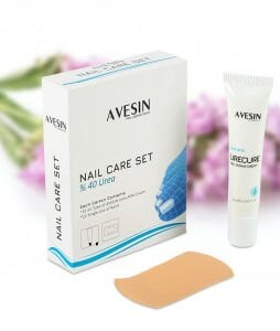 Avesin Tırnak Bakım Seti - Krem 15 ml + Bant 22'li