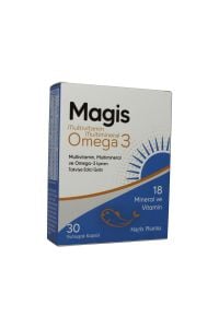 Magis Multivitamin Omega-3 30 Kapsül