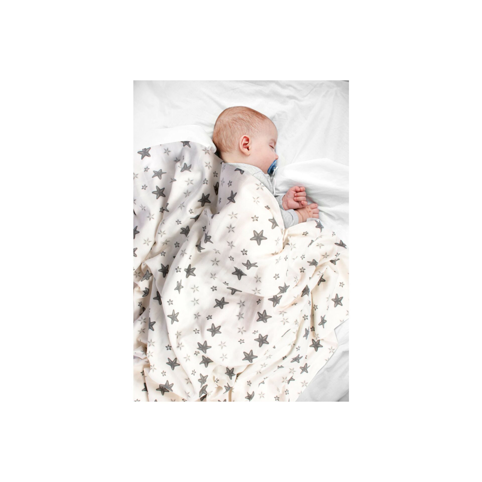 Sevi Bebe Organik Müslin Battaniye 100 cm x 100 cm