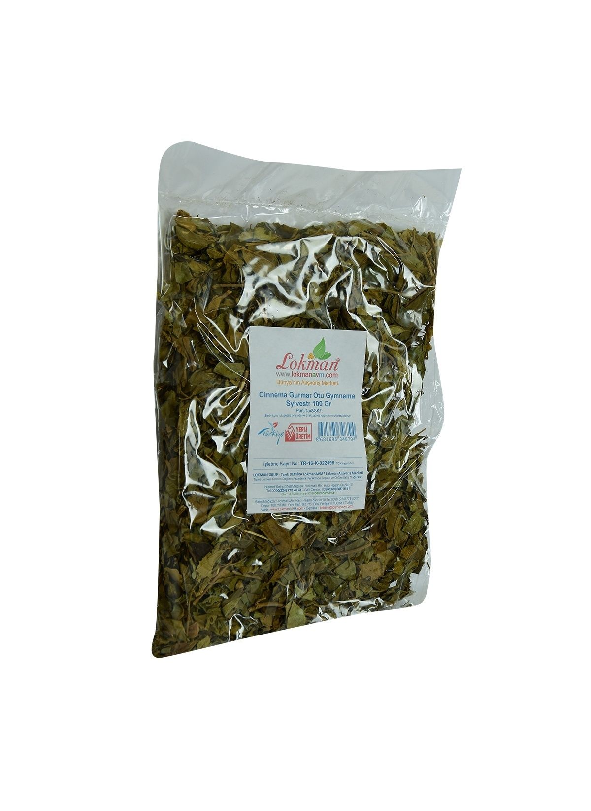 Lokmanavm Cinnema Gurmar Otu Gymnema Sylvestr 100 gr