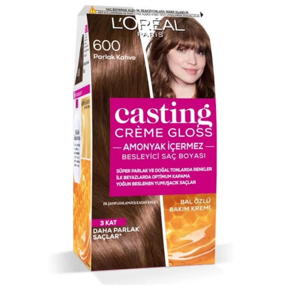 L'Oreal Paris Casting Creme Gloss Saç Boyaı - 600 Parlak Kahve