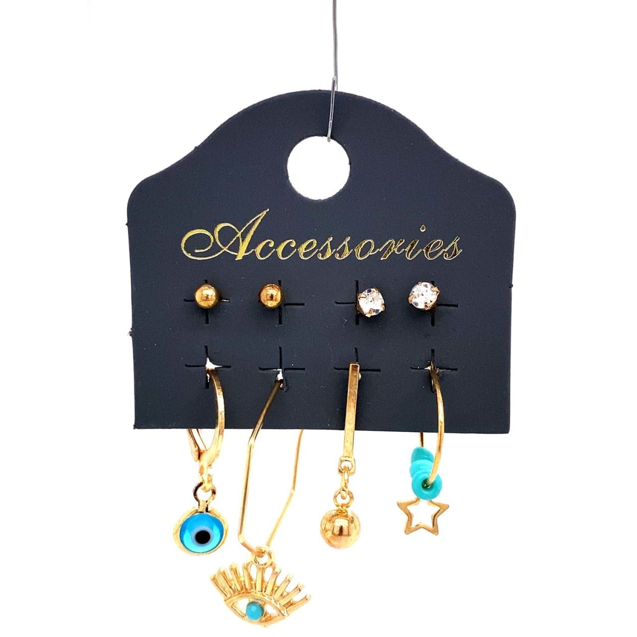 Dörtlü Spor Küpe 0200-102