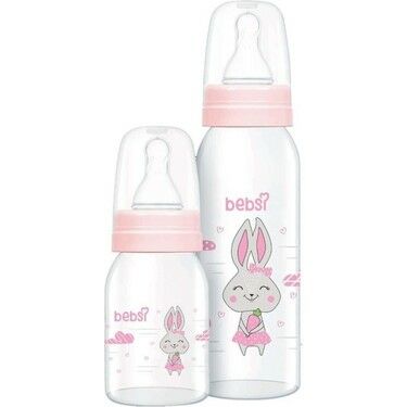 Bebsi Cam Biberon 125 ml - Pembe