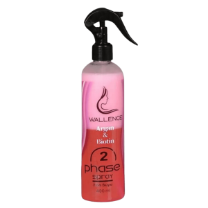 Wallence Argan Biotin 2 Fazlı Fön Suyu 400 ml