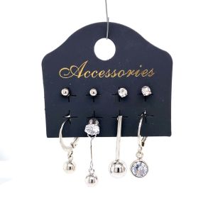 Dörtlü Spor Küpe 0200-3