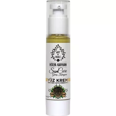 Art De Huile Güneş Koruyucu Yüz Kremi SPF50 50 ml - Altın Kapak