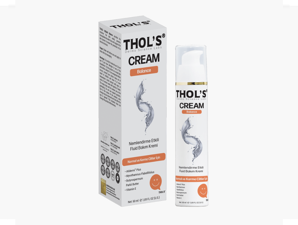 Thol's Cream Balance Normal ve Karma Ciltler İçin Nemlendirme Etkili Fluid Bakım Kremi 50 ml