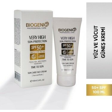 Biogeniq Sun Face Cream SPF50+ 100 ml