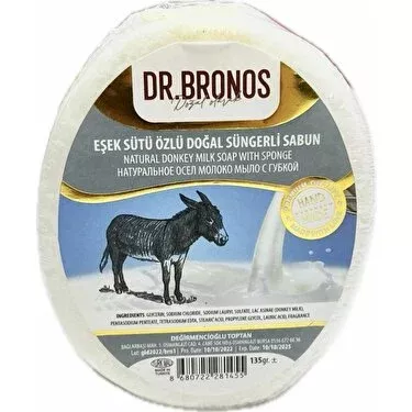 Dr. Bronos Eşek Sütlü Süngerli Sabun