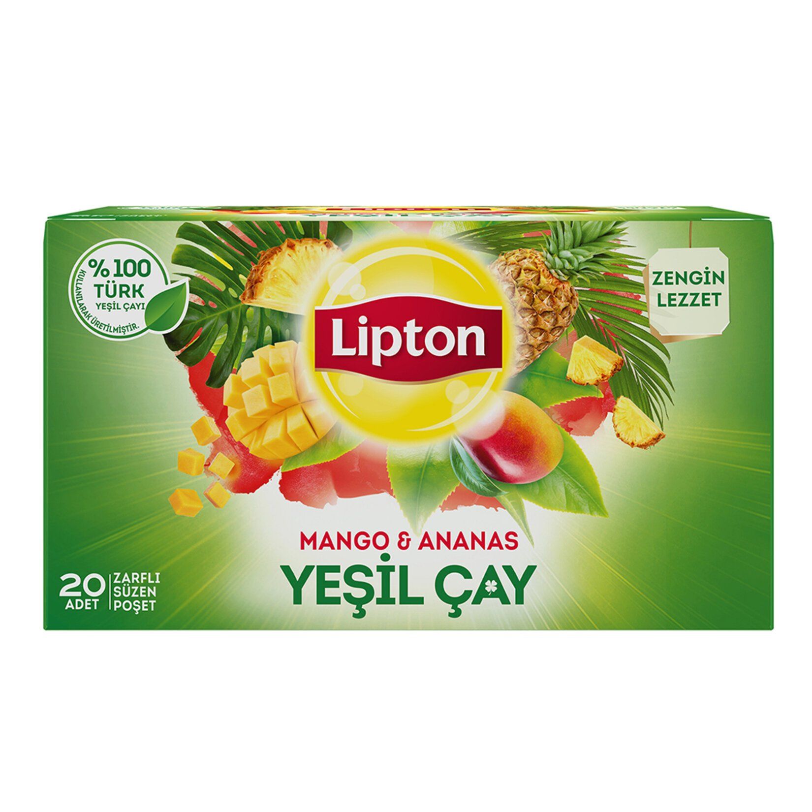 Lipton Mango Ananas Yeşil Çay 20'li