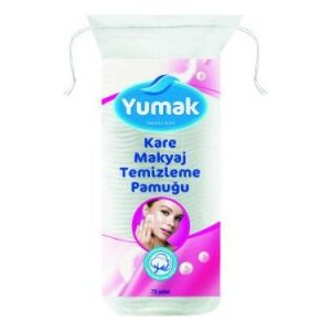 Yumak Kare Makyaj Temizleme Pamuğu 70'li