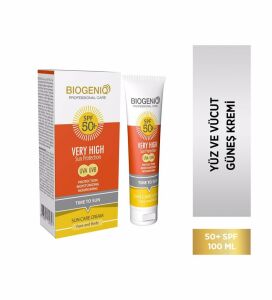 Biogeniq Sun Face And Body Cream SPF50+ 100 ml