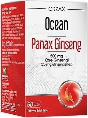 Ocean Panax Ginseng 500 mg 60 Kapsül