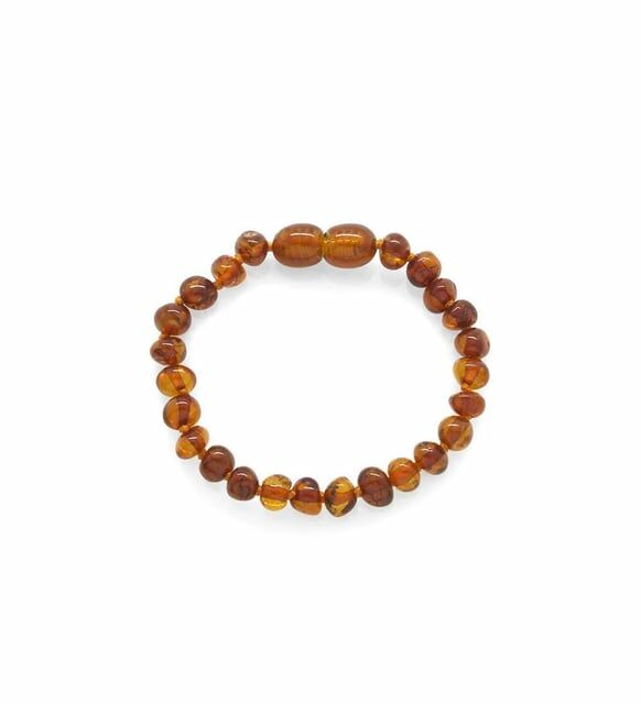 Babyjem Kehribar Bebek Bilekliği 588 - Koyu Bal