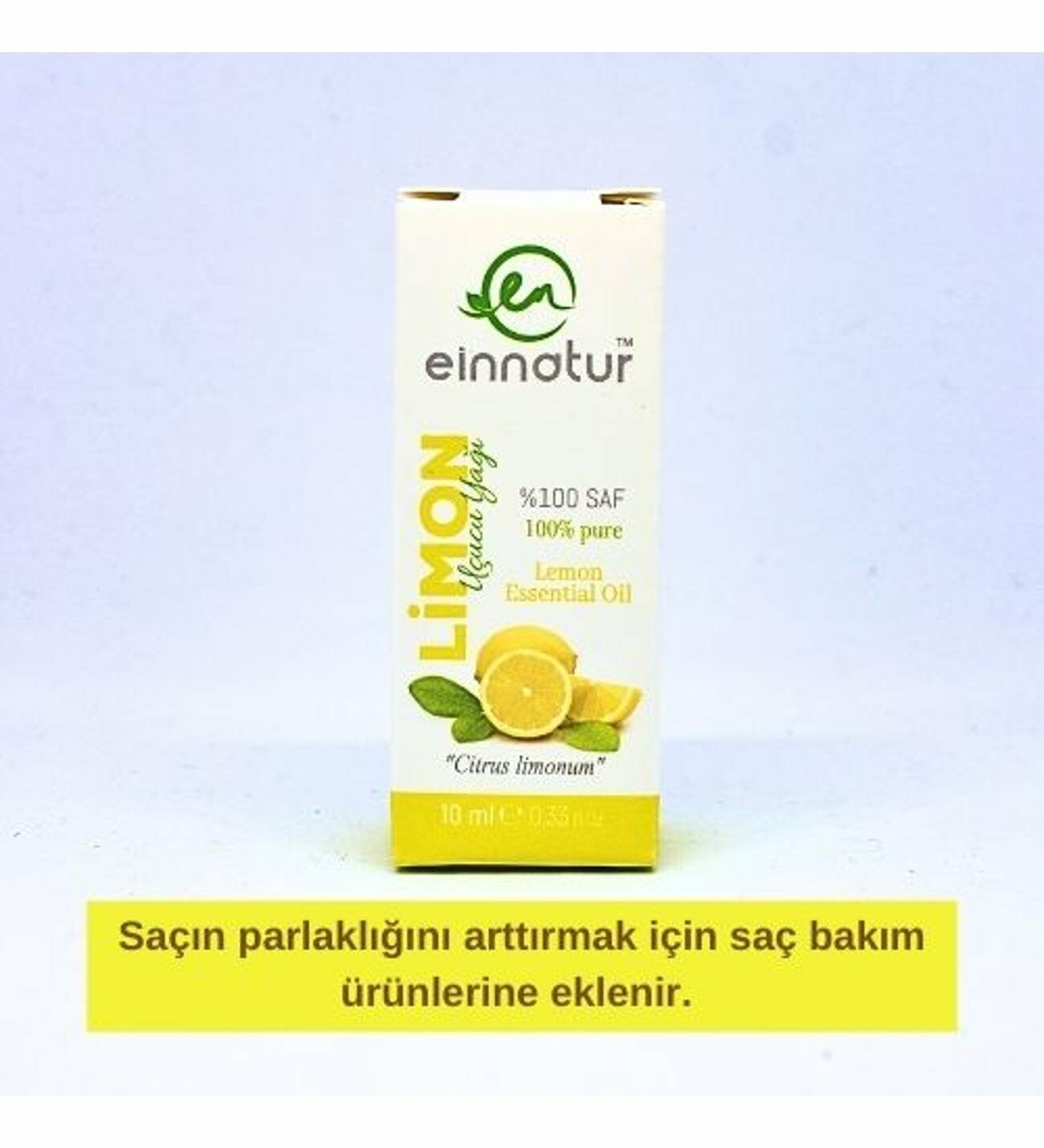 Einnatur Limon Uçucu Yağı %100 Saf Citrus Lemon Essential Oil 10 ml