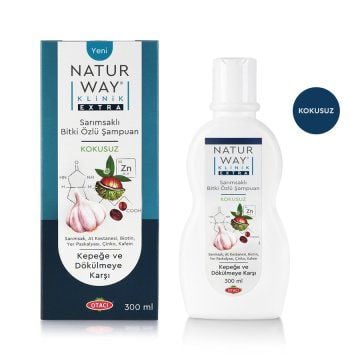 SKT:06/2023 Otacı Naturway Klınık Extra Sarımsaklı Şampuan 300 ml