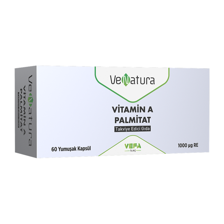 VeNatura Vitamin A Palmitat 60 Kapsül Takviye Edici Gıda