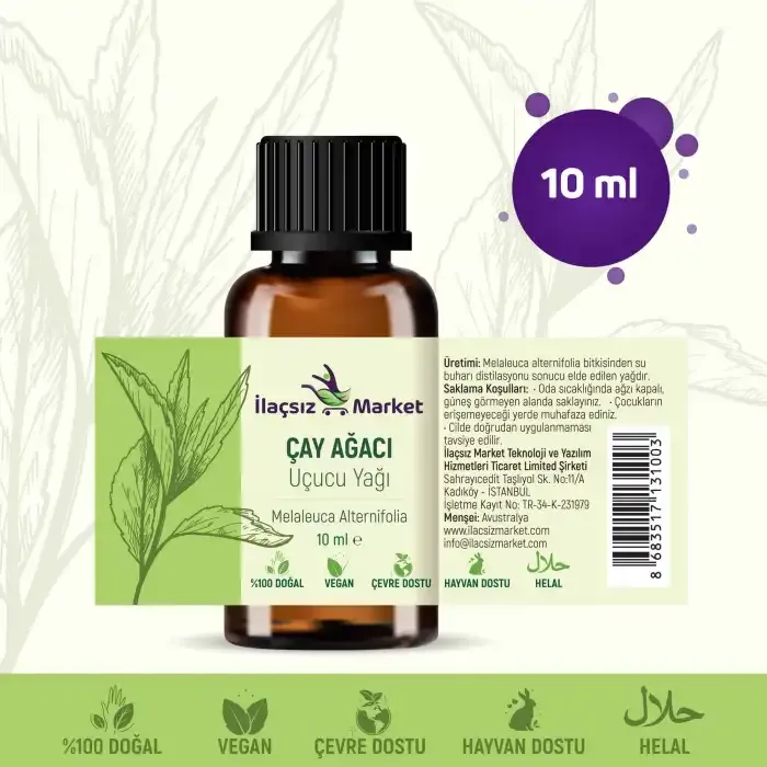 İlaçsız Market Çay Ağacı Yağı 10 ml - Tıbbi