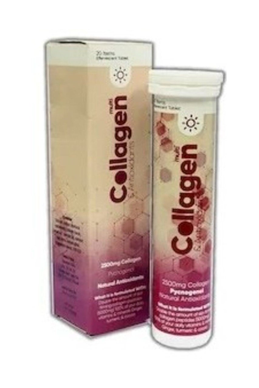 Multi Collagen & Antioxidants Gündüz 20 Efervesan Tablet