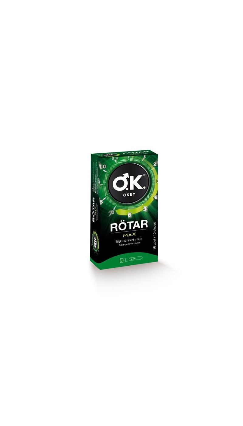 PREZERVATIF OKEY ROTAR MAX 10 LU